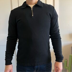Everlane Black Quarter Zip Size XS